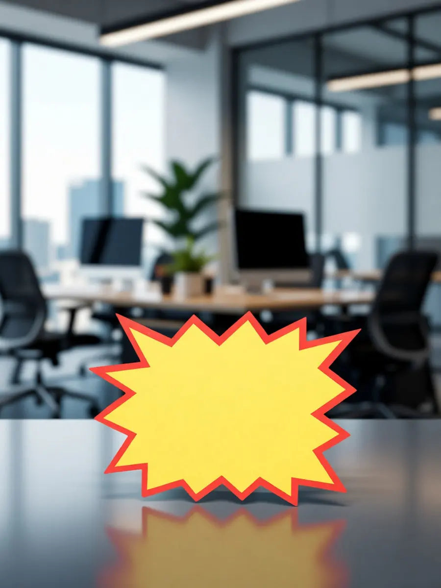 50pcs Erasable Starburst Paper Sale Signs – Double Sided Tags Retail Sale Signs PLUSH