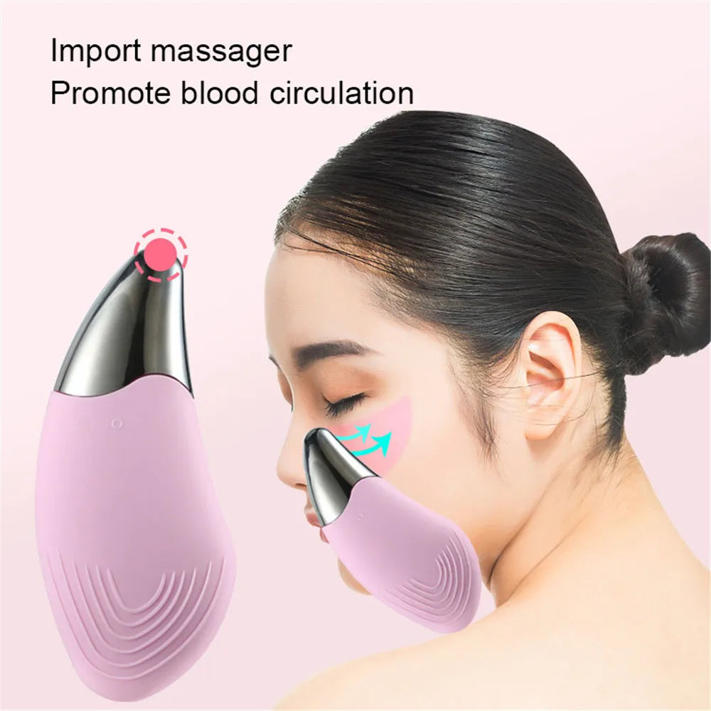 Sonic Electric Face Cleansing Brush & Skin Massager Facial Cleansing Brush PLUSH