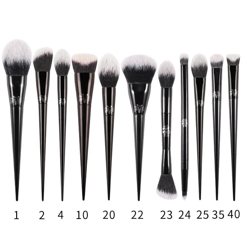 Kat Von D KVD Makeup Brush Set – Full Face & Eye Kit Makeup Brush Set PLUSH KVD 5-11-1 China Mainland