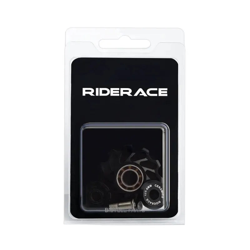 RIDERACE AL7075 Ceramic Rear Derailleur Pulley 11T – Road & MTB Derailleur Pulley Wheel PLUSH