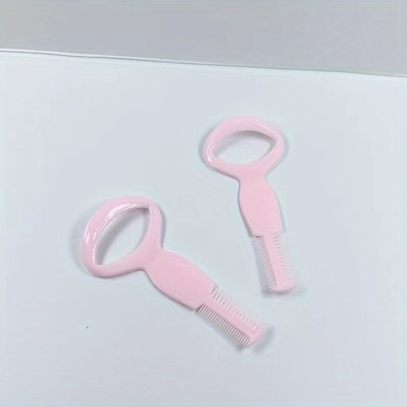 2pcs Eyeliner Guide Brush & Eyelash Comb Set – Makeup Tools Eye Makeup Tools PLUSH