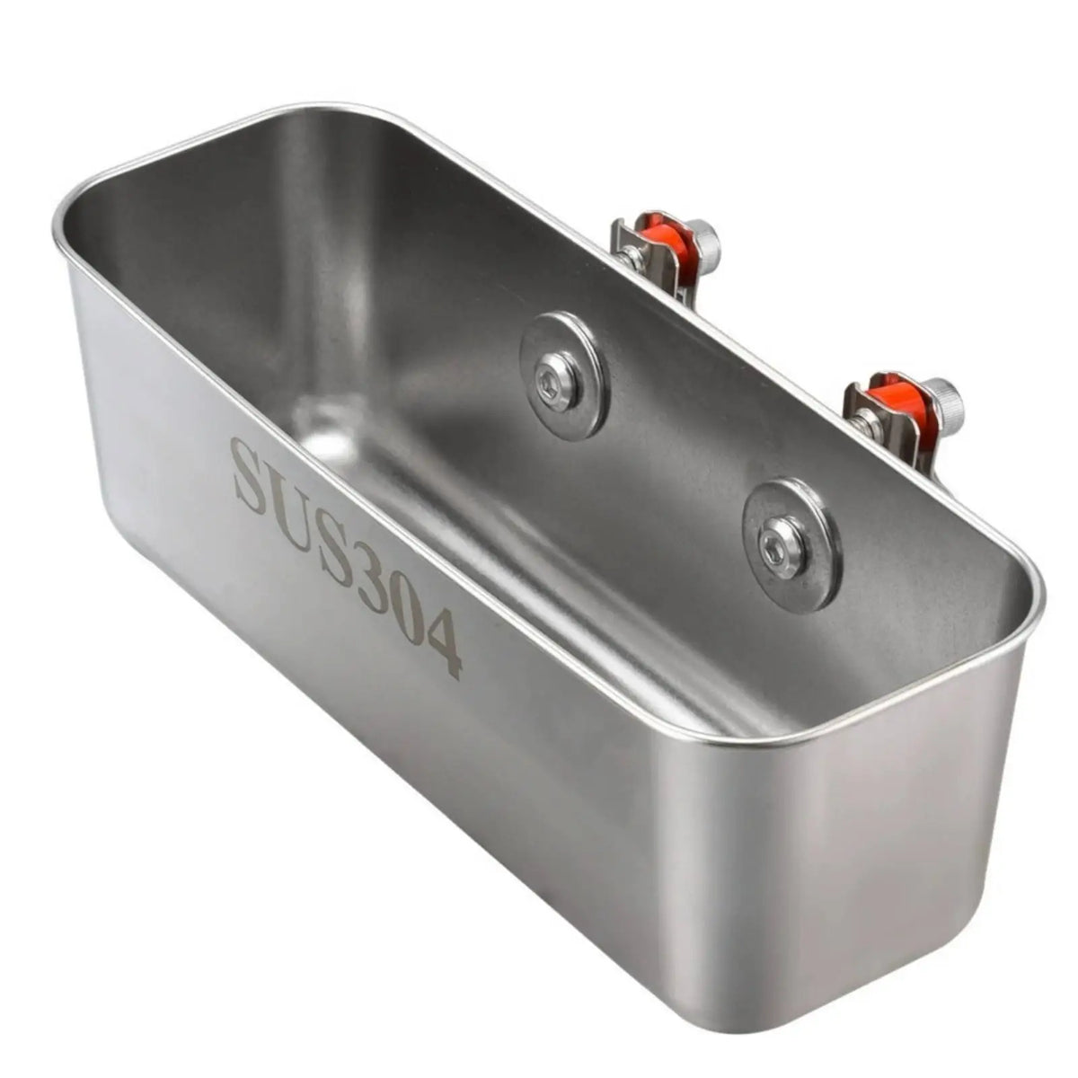 Rail Mounted Stainless Steel Fishing Box for Yacht Railing Rail Mount Fishing Box PLUSH 25MM