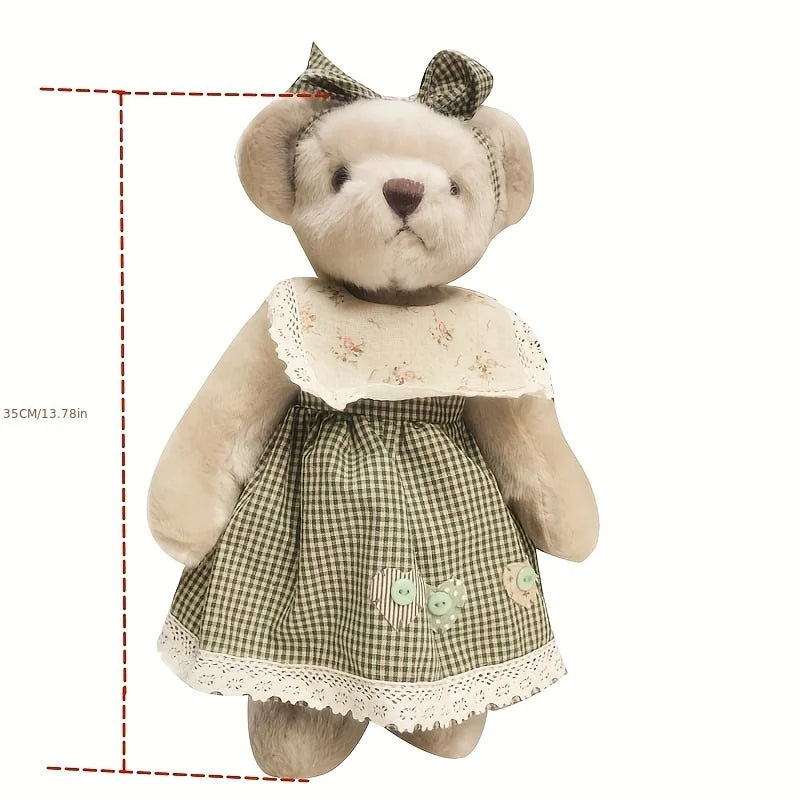 Cute Bear Plush Toy Movable Joints 35cm – Stuffed Animal Gift Stuffed Plush Toy PLUSH