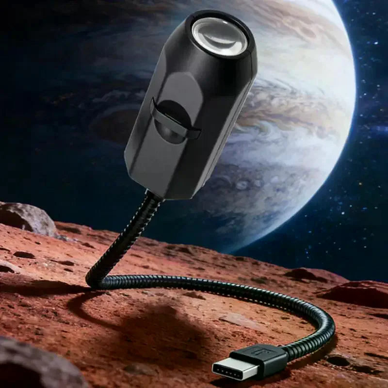 USB 360° Moon Starry Sky Projection Night Light for Kids Projection Night Light PLUSH