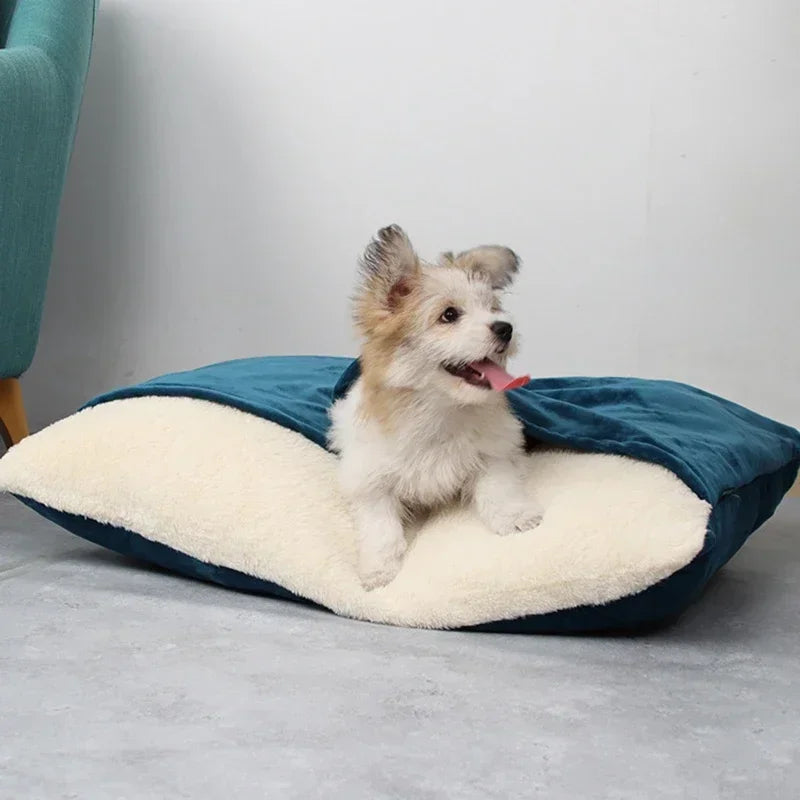 Washable Plush Pet Bed – Warm Dog & Cat Sofa Cushion Pet Bed PLUSH