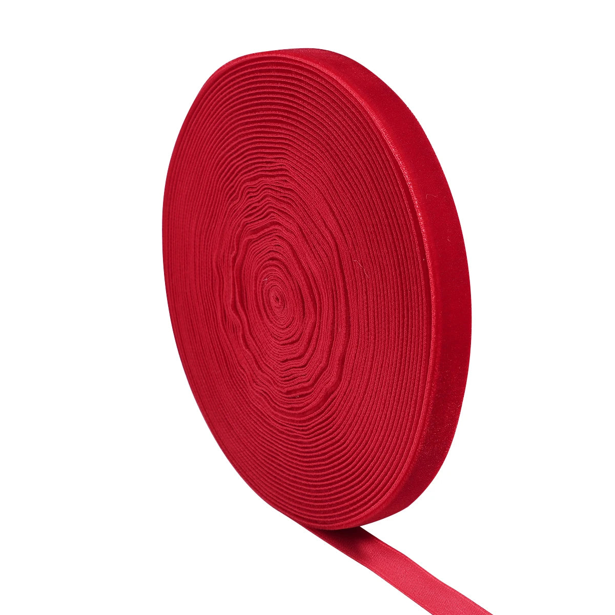 Red Velvet Ribbon Single Face 5–10 Yards | DIY Gift Wrap Velvet Craft Ribbon PLUSH