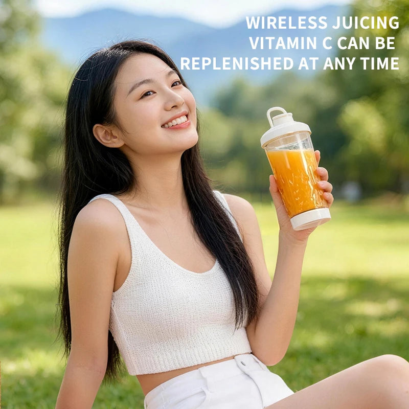 Portable Rechargeable Electric Juicer Cup | Digital Display Electric Juicer Cup PLUSH