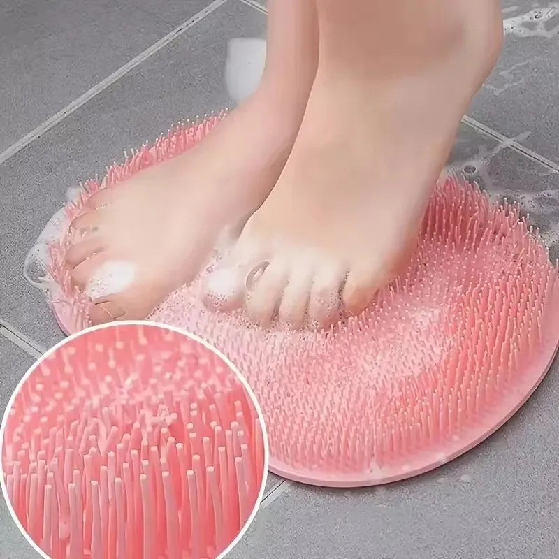 Silicone Bath Brush – Body Scrub, Massage & Foot Wash Silicone Bath Brush PLUSH