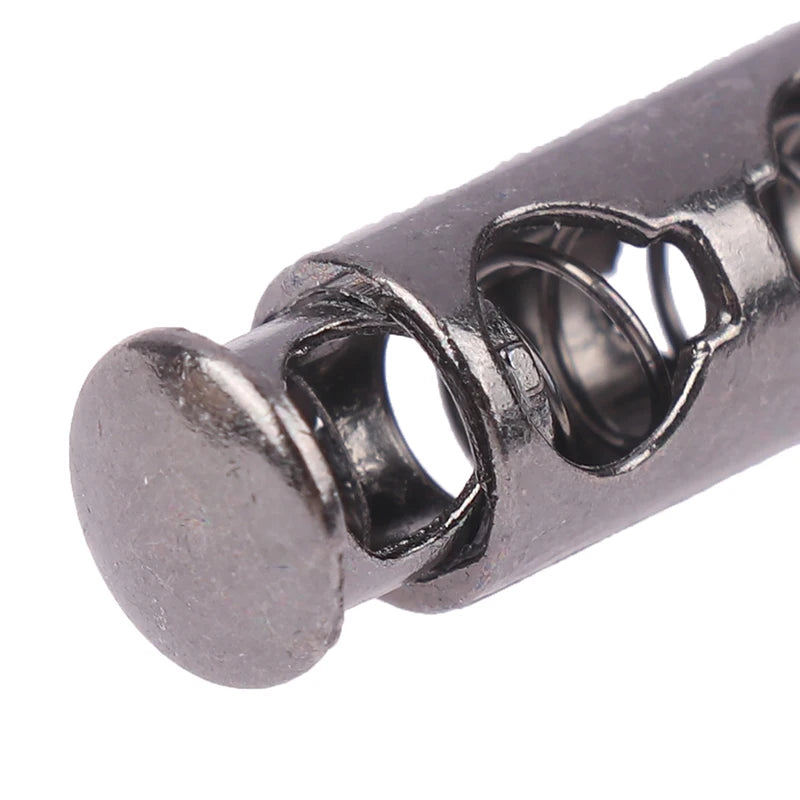 10pcs Metal Double-Hole Spring Cord Locks | DIY Buckles Spring Cord Locks PLUSH