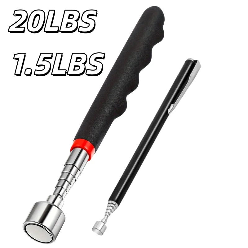 Telescoping Magnetic Pickup Tool – Extendable Grabber Stick Magnetic Pickup Tool PLUSH 20LB 1.5LB Set B