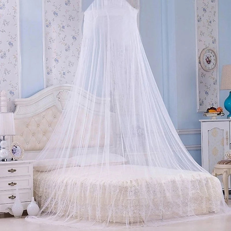 Large Dome Bed Canopy Mosquito Net – Hanging Mesh Tent Bed Canopy Net PLUSH