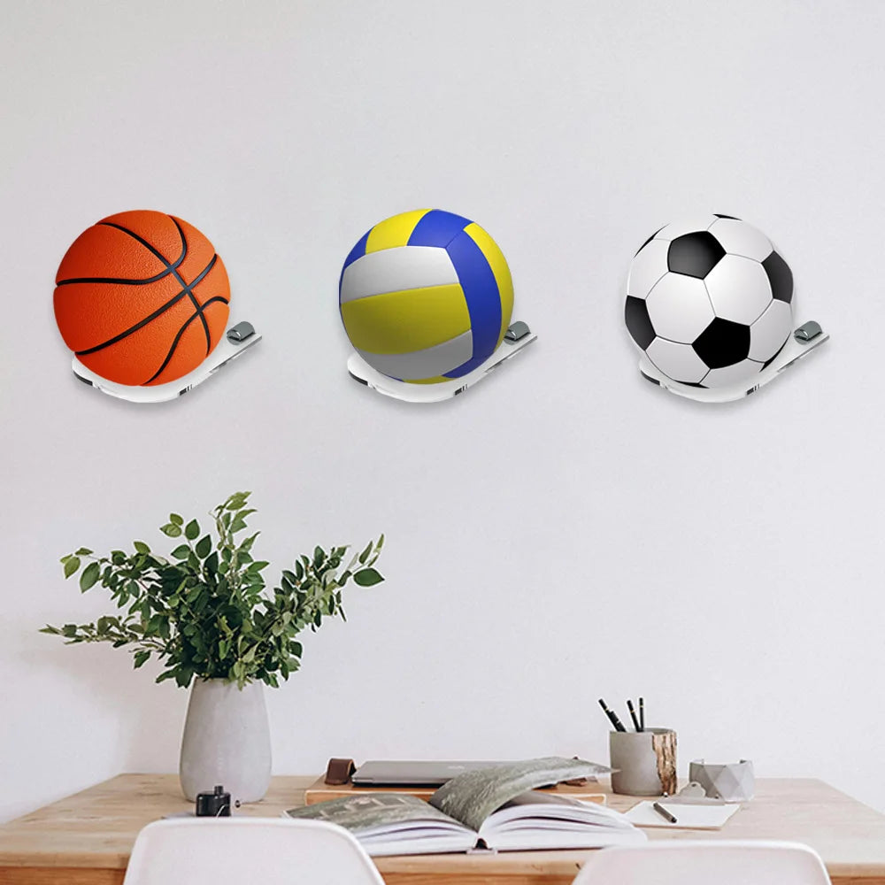 Wall Mount Acrylic Ball Display Stand – Basketball Football Soccer Ball Display Stand PLUSH