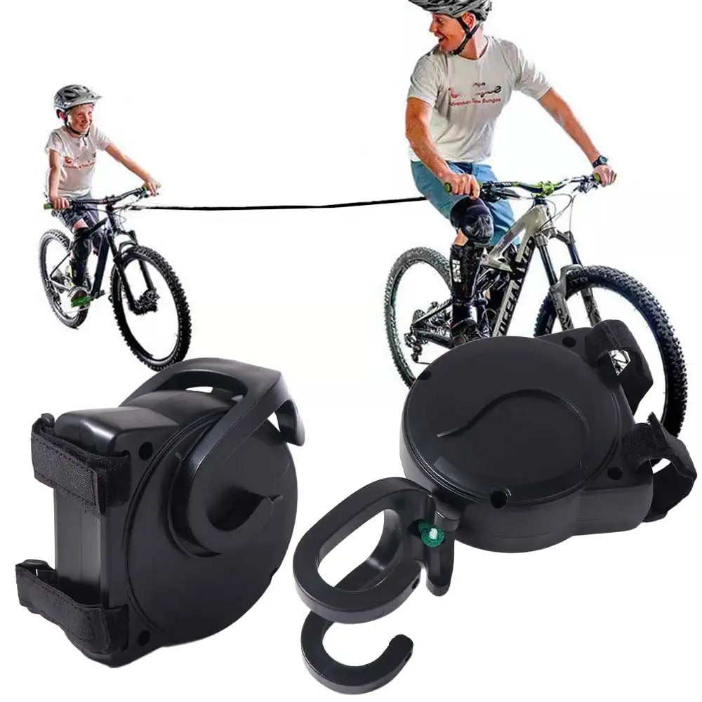 Elastic Bicycle Tow Rope with Hook – MTB Trailer Pull Rope Bicycle Tow Rope PLUSH