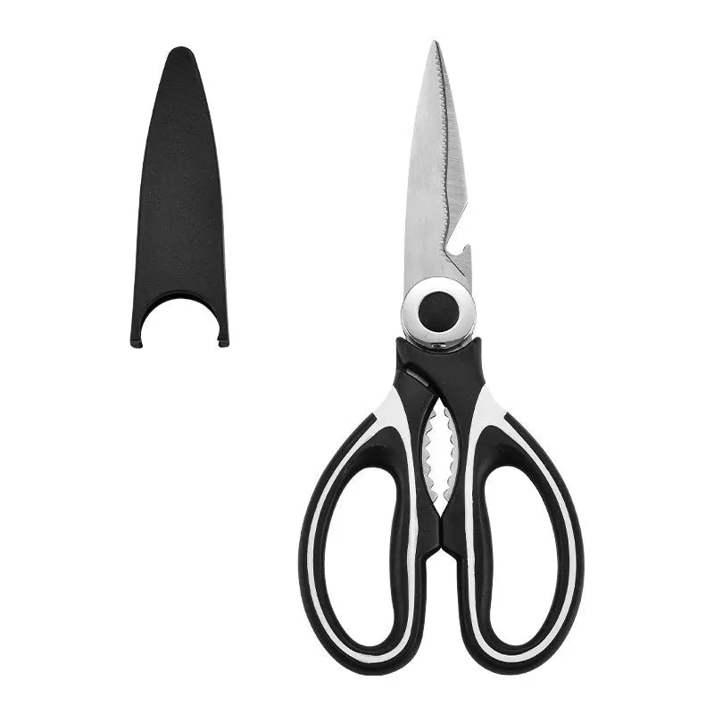 Multifunctional Stainless Steel Kitchen Scissors – 7-in-1 Kitchen Scissors PLUSH