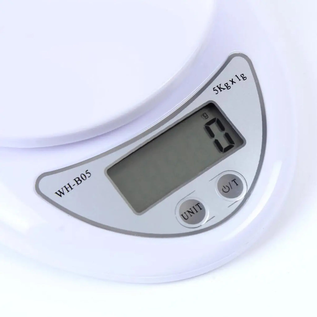 5kg Digital Kitchen Scale | LED Display & Tare Function Digital Kitchen Scale PLUSH