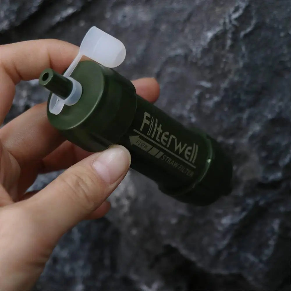 Portable Mini Water Filter Straw – 4000L Outdoor Purifier Water Filter Straw PLUSH