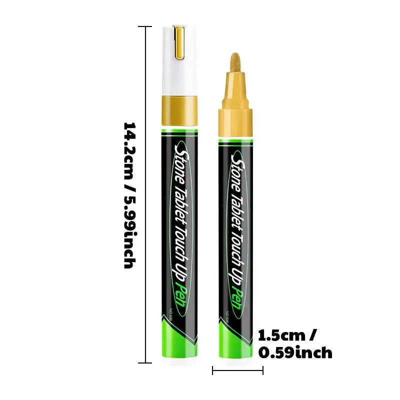 Stone Inscription Touch-Up Paint Pen – Oil Based Weatherproof Touch-Up Paint Pen PLUSH