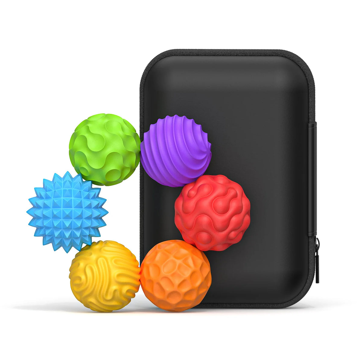 Silicone Magnetic Fidget Balls – Sensory Desk Toy 6 or 12pcs Magnetic Fidget Toy PLUSH Multi-Color-6PCS
