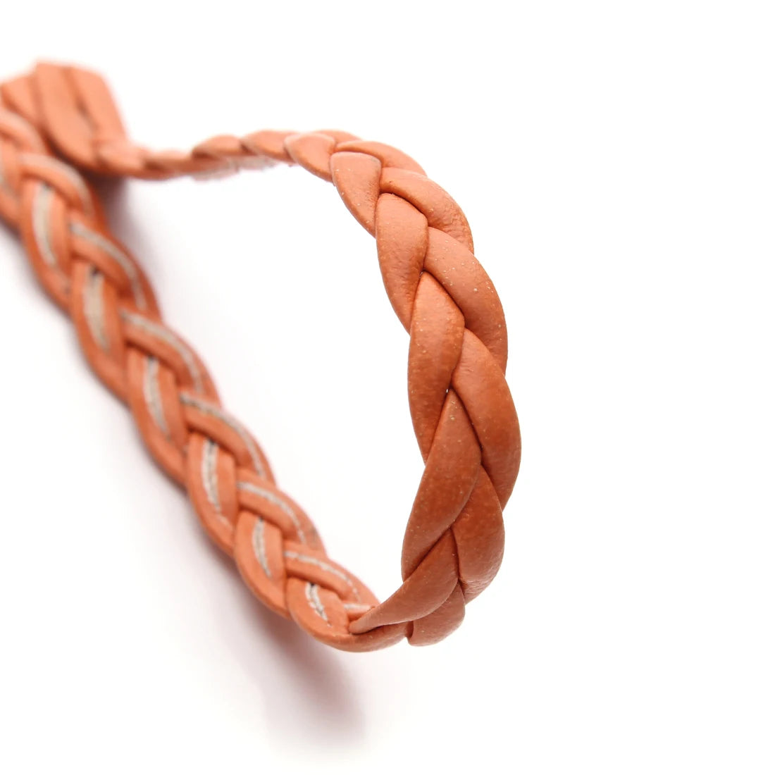 10 Yards 5mm PU Leather Braided Woven Cord – DIY Jewelry Jewelry Making Cord PLUSH Orange