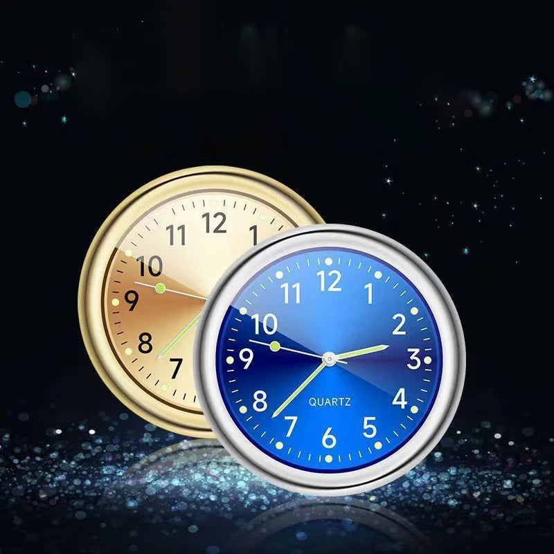 Luminous Analog Car Dashboard Clock – Mini Interior Decor Car Dashboard Clock PLUSH