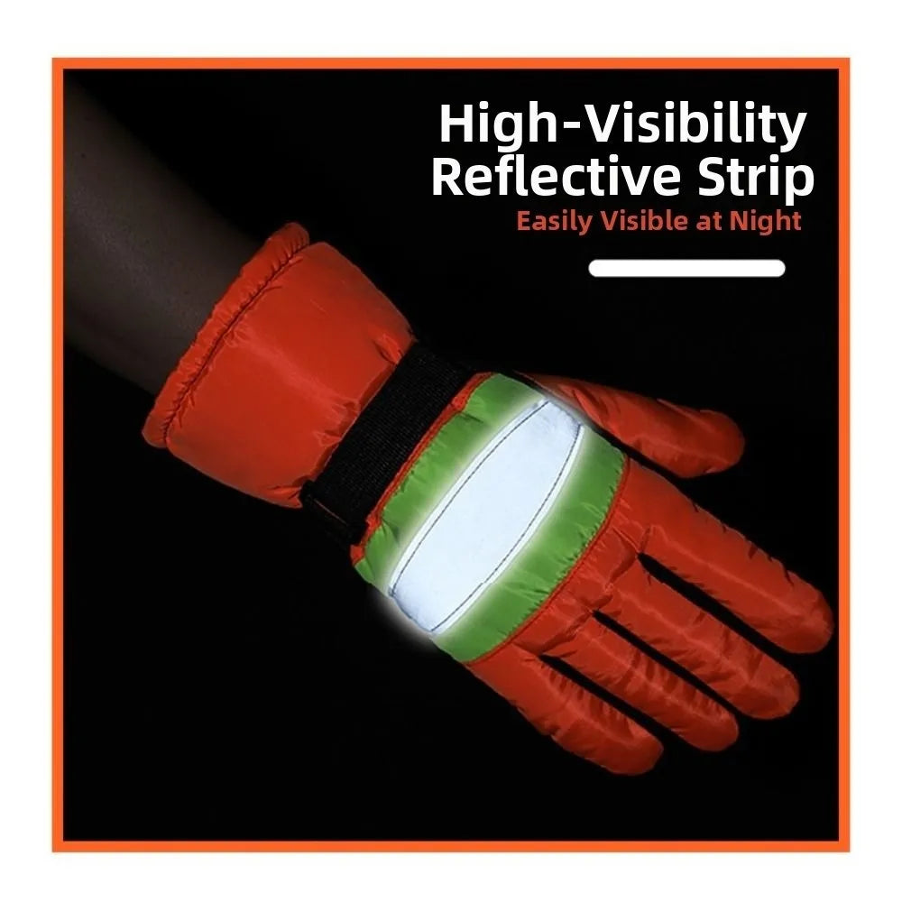 Reflective Touchscreen Work Gloves – Warm Waterproof Winter Winter Work Gloves PLUSH