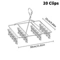 Steel Windproof Clothespins – Anti-Slip Laundry Pegs for Outdoor Use Laundry Clothespins PLUSH A