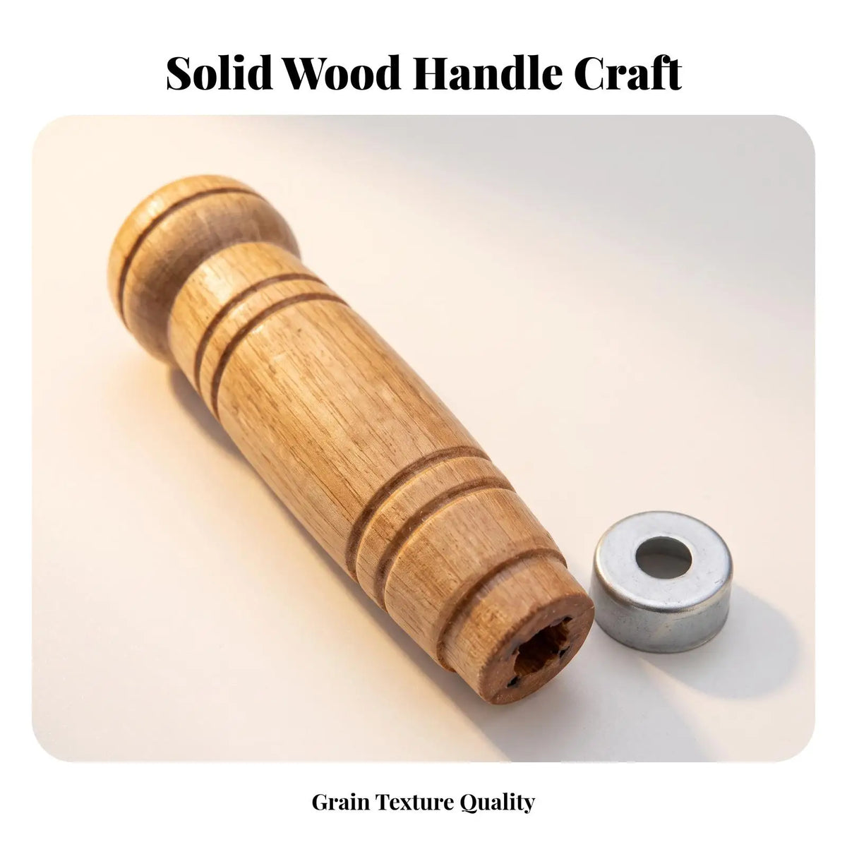 Southern Hardwood Knife Handle Replacement with Mounting Hole Knife Handle Replacement PLUSH