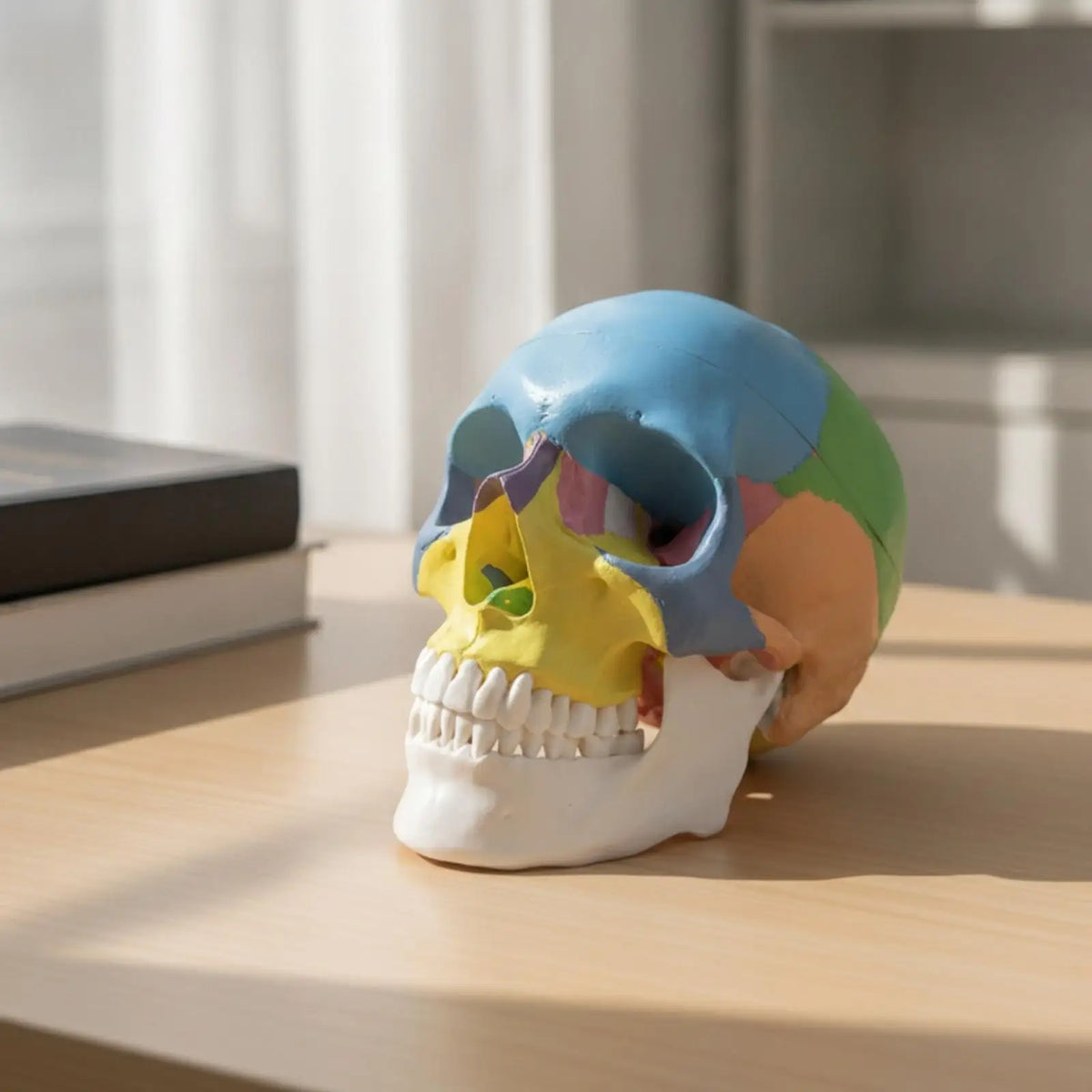 Human Skull Anatomy Model – Realistic PVC Cranial Replica Anatomy Teaching Model PLUSH