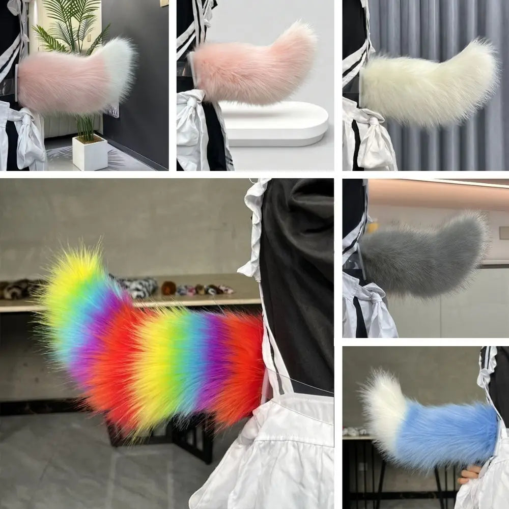 Electric Moving Cosplay Tail – Remote Control, USB Rechargeable Fur Cosplay Costume Tail PLUSH
