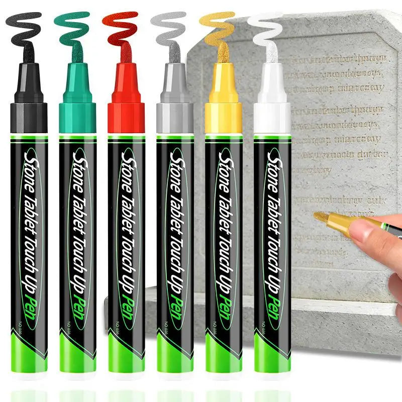 Stone Inscription Touch-Up Paint Pen – Oil Based Weatherproof Touch-Up Paint Pen PLUSH