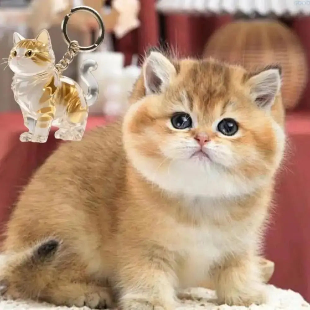 Transparent Pet Hair Storage Capsule Keychain – Cat & Dog Charm Pet Keepsake Keychain PLUSH