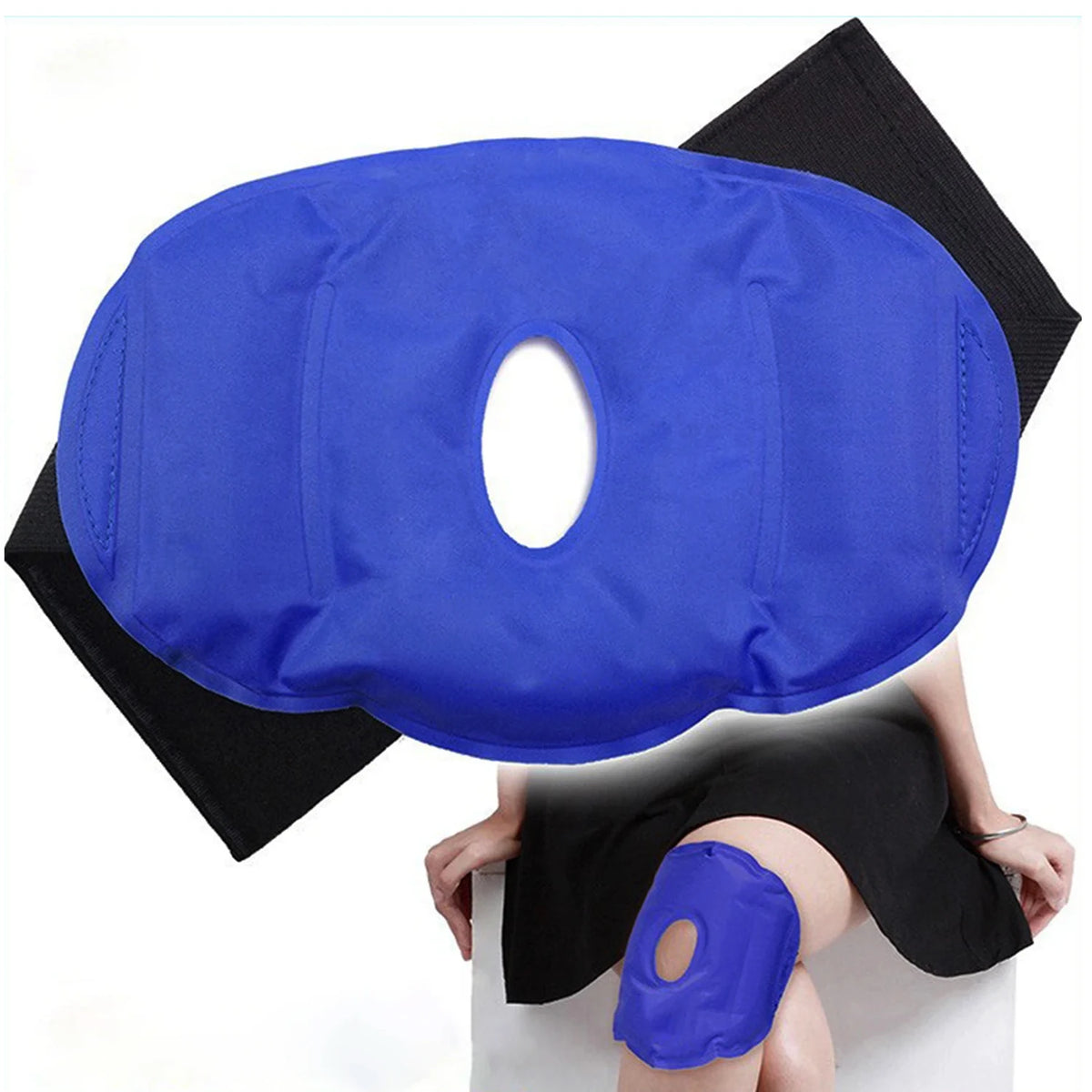 Reusable Knee Ice Gel Pack – Hot & Cold Therapy Wrap Cold Therapy Wrap PLUSH