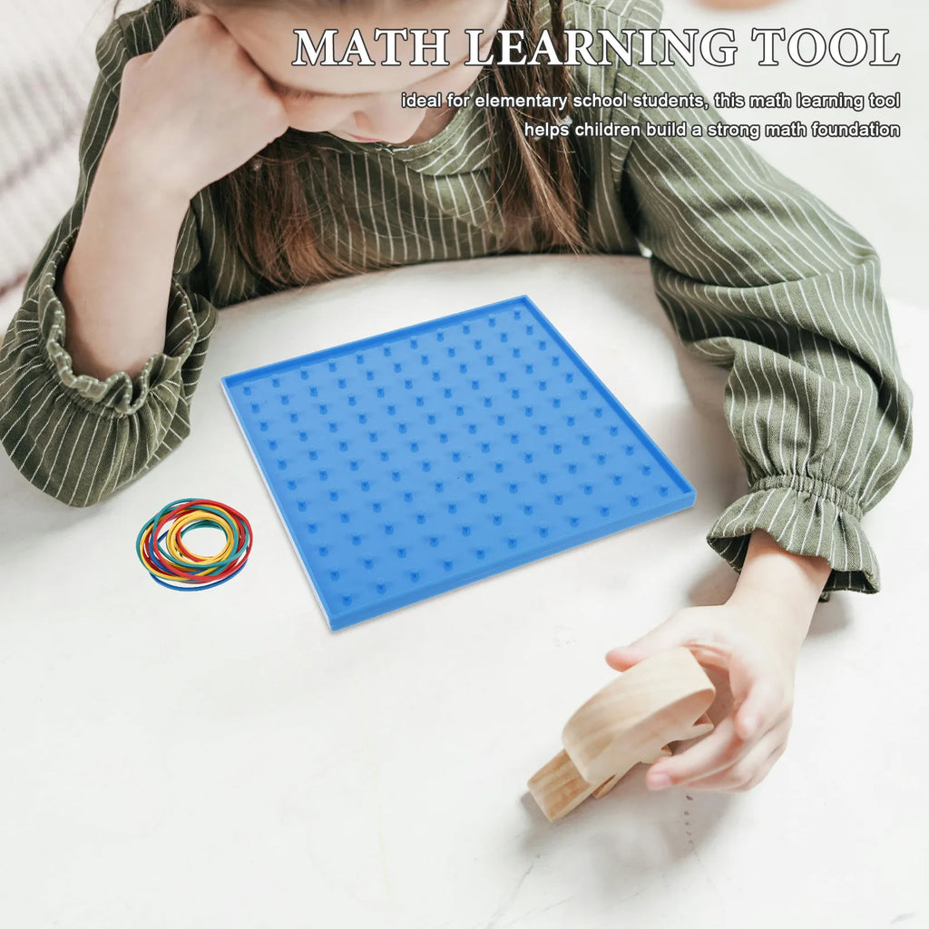 Double-Sided Educational Geoboard – Math & Pattern Peg Board Educational Math Board PLUSH