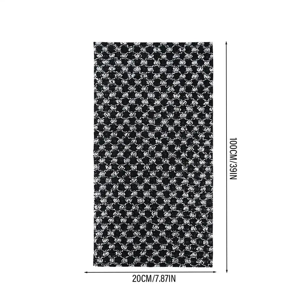 Silver-Ion Exfoliating Back Scrubber Towel – Ultra-Long Bath Exfoliating Bath Towel PLUSH B