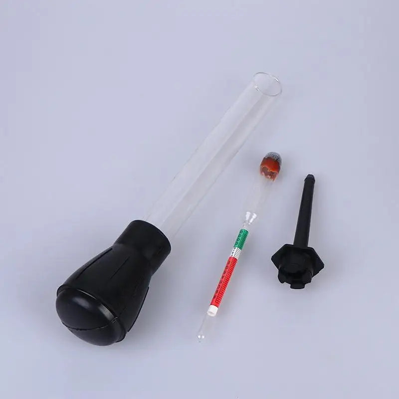 Battery Hydrometer Electrolyte Density Tester 1.10–1.30 Range Battery Hydrometer PLUSH