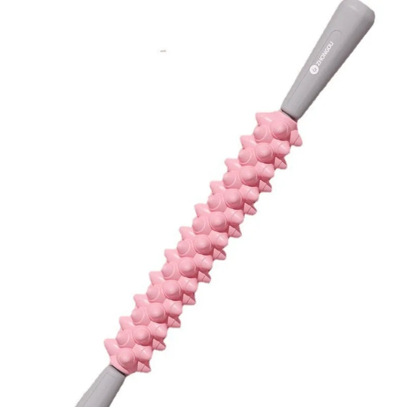 Spike Massage Roller Stick 47cm – Yoga Gym Fitness Tool Massage Roller Stick PLUSH