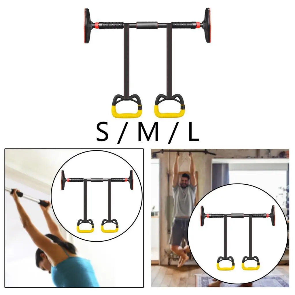 Kids Adjustable Horizontal Bar & Gymnastics Rings | Home Gym Gymnastics Bar & Rings PLUSH