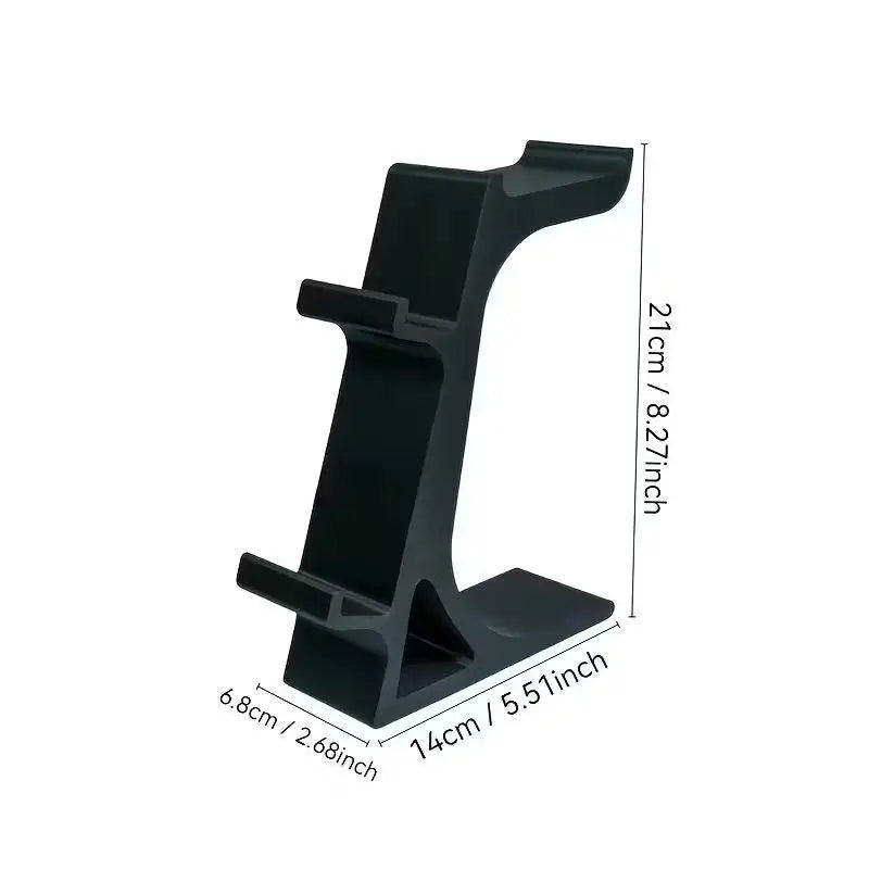 3-in-1 Gaming Controller Stand & Headset Holder Desk Dock Controller Stand PLUSH