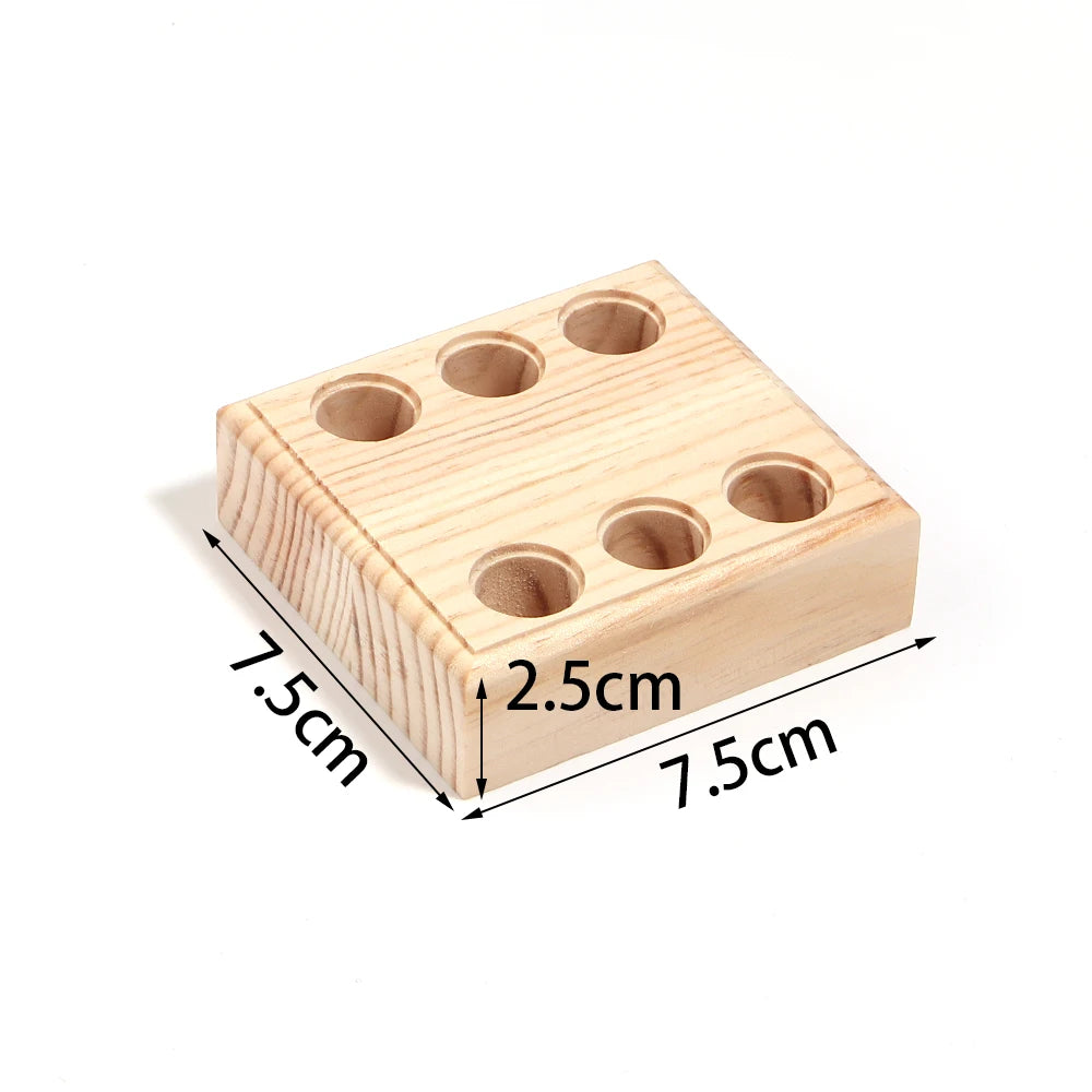 Wooden Pliers Storage Holder 6/8/12 Holes – Jewelry Tool Rack Jewelry Tool Organizer PLUSH 6holes