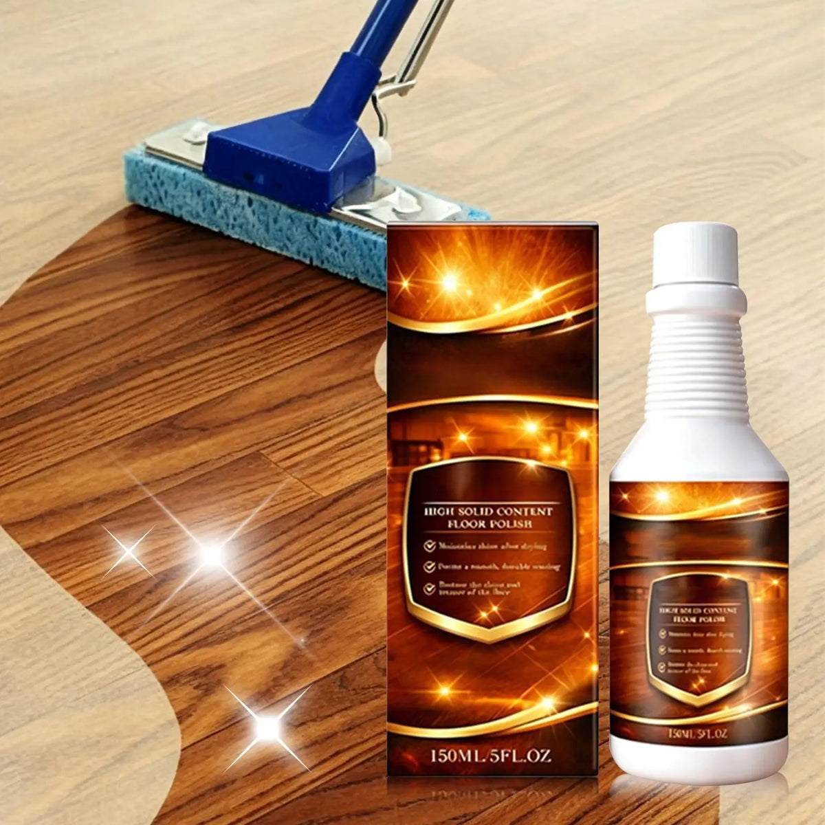 150ml Beeswax Wood Floor & Furniture Polish Cleaner Wood Floor Polish PLUSH