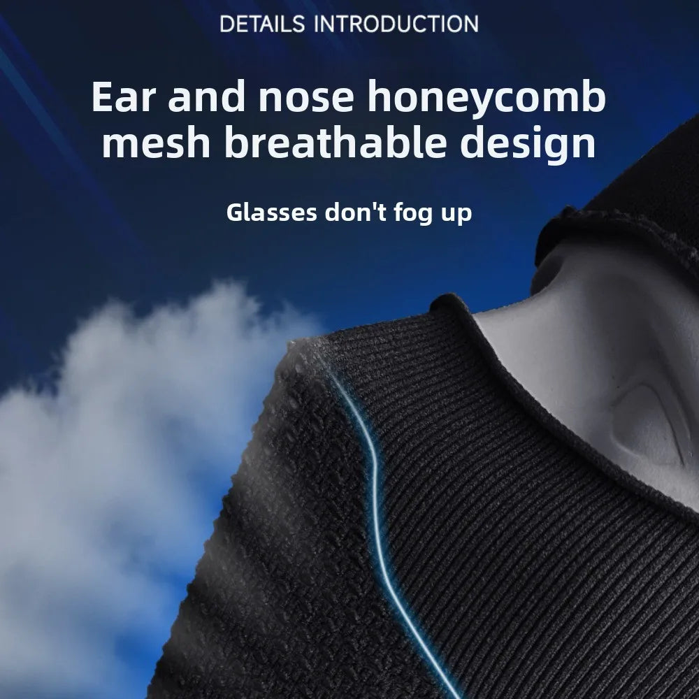 Elastic Windproof Cycling Face Mask – Breathable Warm Cover Cycling Face Mask PLUSH