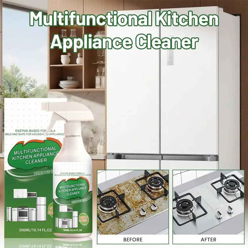 300ml Enzyme Kitchen Appliance Cleaner – Grease & Gloss Spray Kitchen Appliance Cleaner PLUSH