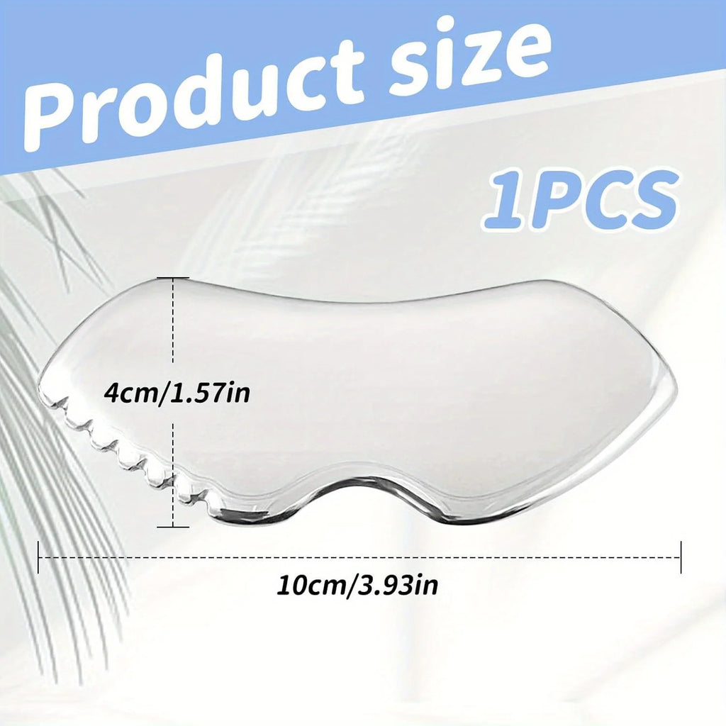Stainless Steel Gua Sha Tool – Jawline & Face Sculpting Board Gua Sha Tool PLUSH