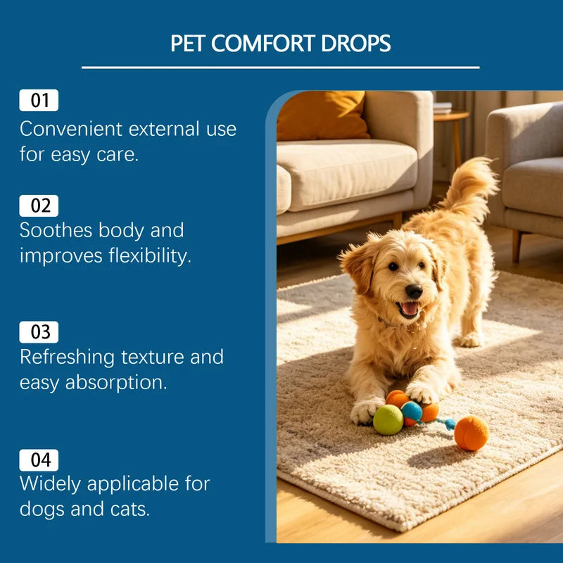 Pet Joint Care Drops – Daily Flexibility Support for Dogs & Cats Pet Joint Drops PLUSH
