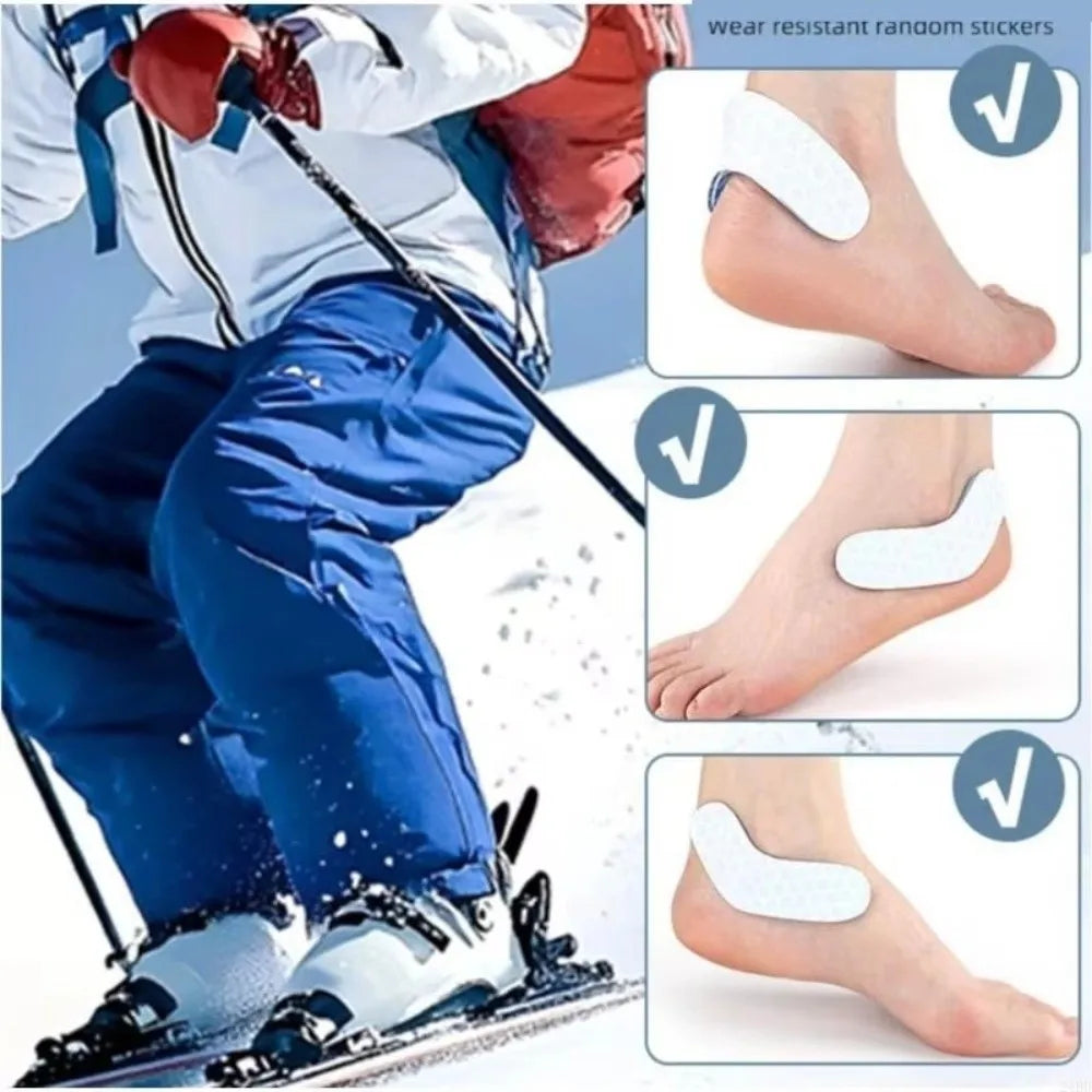 Gel Heel Pad for Ski Boots – Cushioning Ankle Protector Ski Boot Heel Pad PLUSH