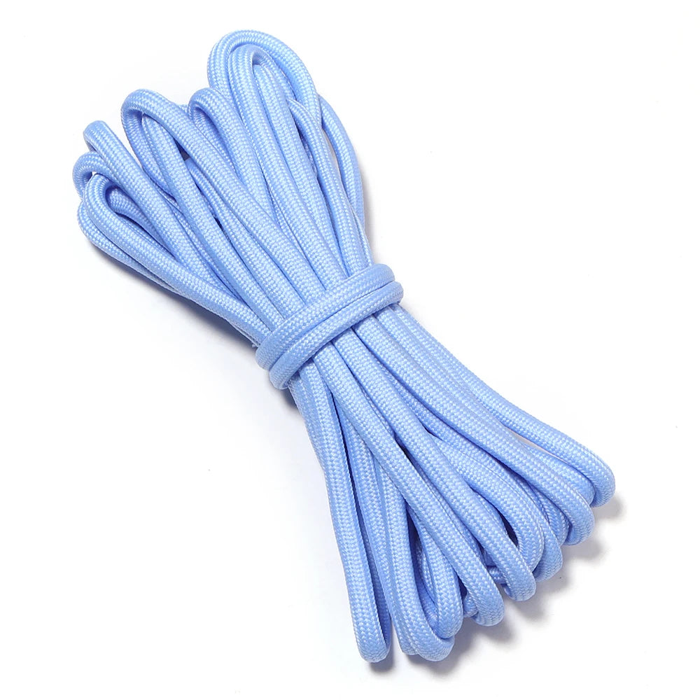 5 Yards 5mm Colorful Polyester Braided Rope – DIY Jewelry Cord Braided Craft Cord PLUSH blue