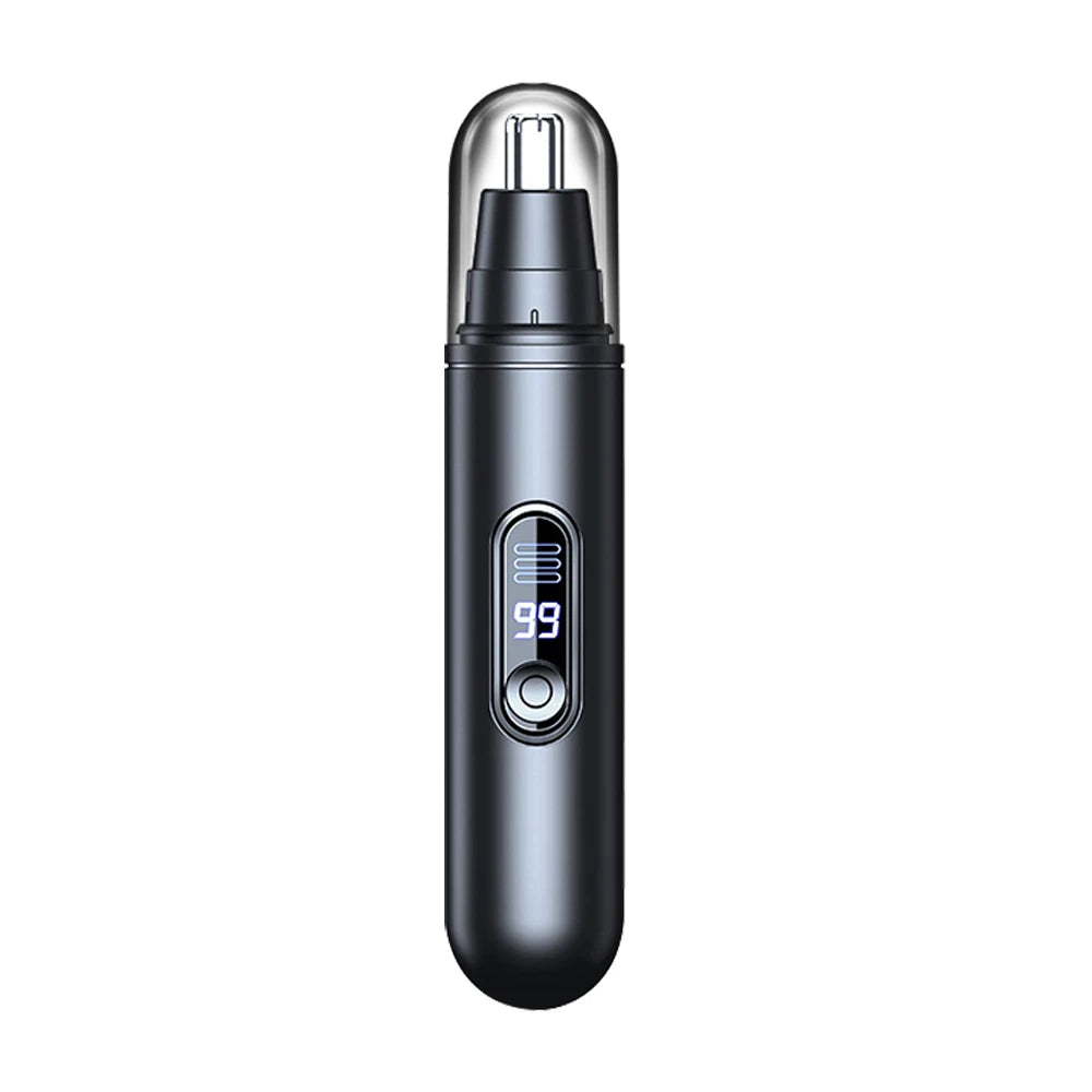 Raugee Electric Nose & Ear Hair Trimmer – Rechargeable Nose & Ear Trimmer PLUSH Black A