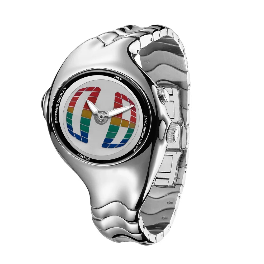 Y2K Retro Unisex Quartz Watch – Analog Digital Streetwear Retro Fashion Watch PLUSH A3