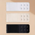 3-Pack Elastic Bra Extenders – 3 Row 2 Hook Women's Accessory Bra Extender PLUSH 3pcs One Size