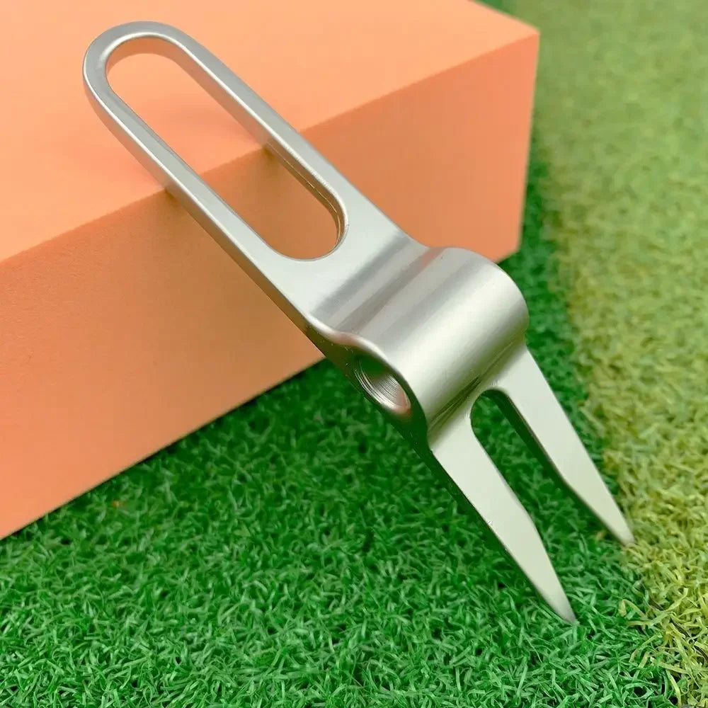 Zinc Alloy 3-Prong Golf Divot Repair Tool | Pitch Fork Gift Golf Divot Tool PLUSH A